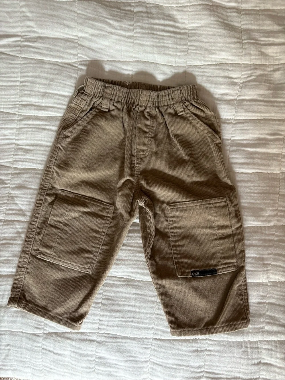 OshKosh B'gosh Tan Corduroy Cargo Pants
